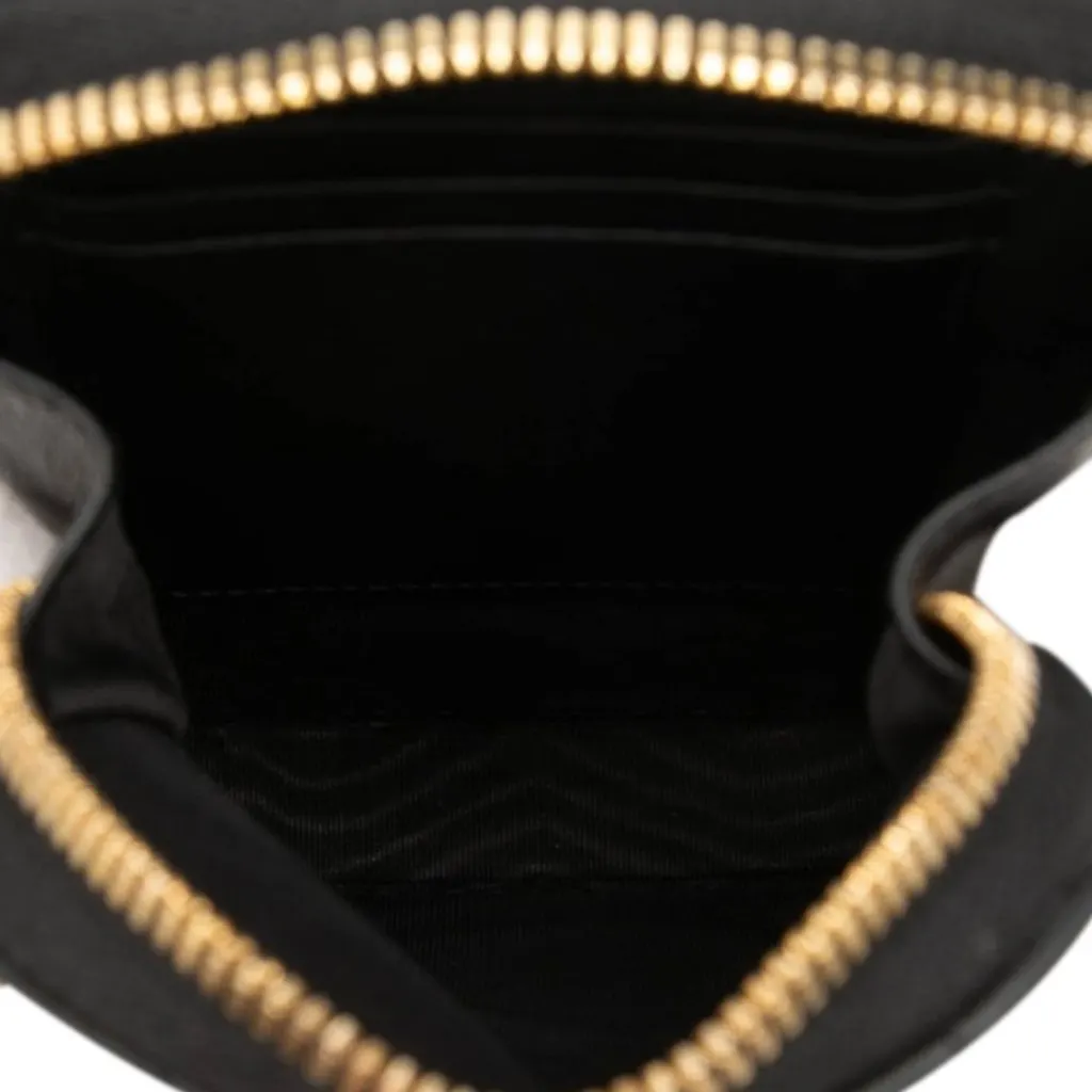 Dior Lambskin Cannage Lady Dior Call In Phone Holder Black Leather Very good - Model View
