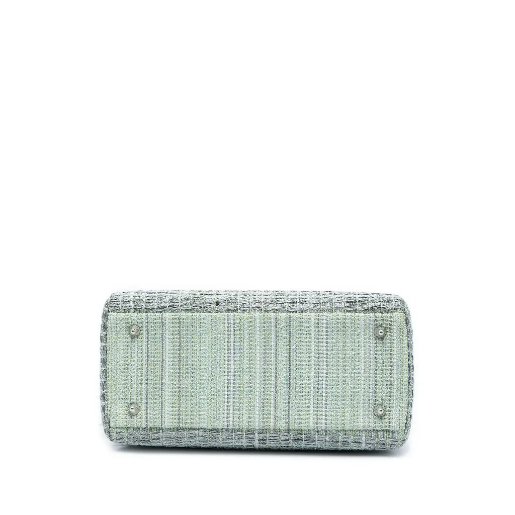Dior Medium Tweed Lady Dior Green Tweed Very good - Inside View