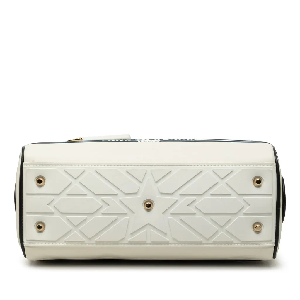 Dior Small Leather Dior Vibe Zip Bowling Bag White Leather Very good - Inside View