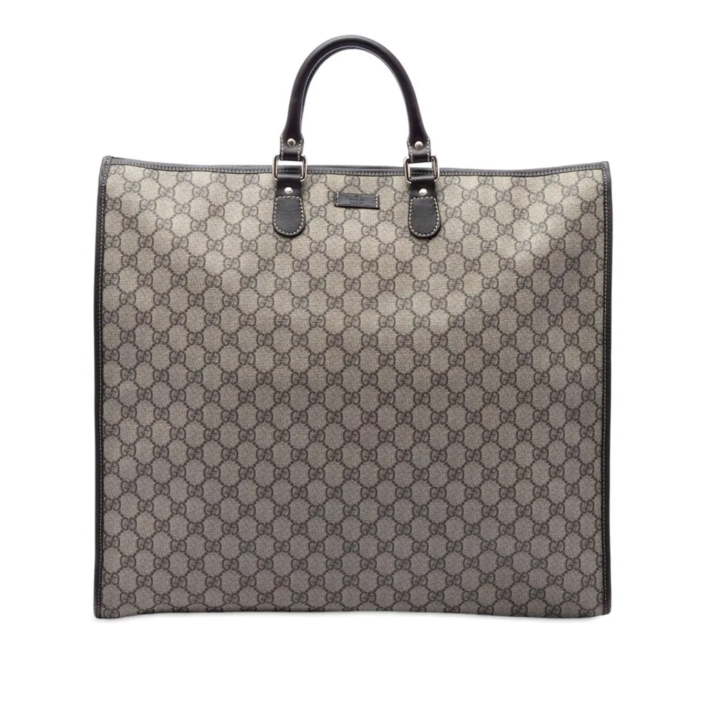 Gucci GG Supreme Tote Beige Very good - Front View