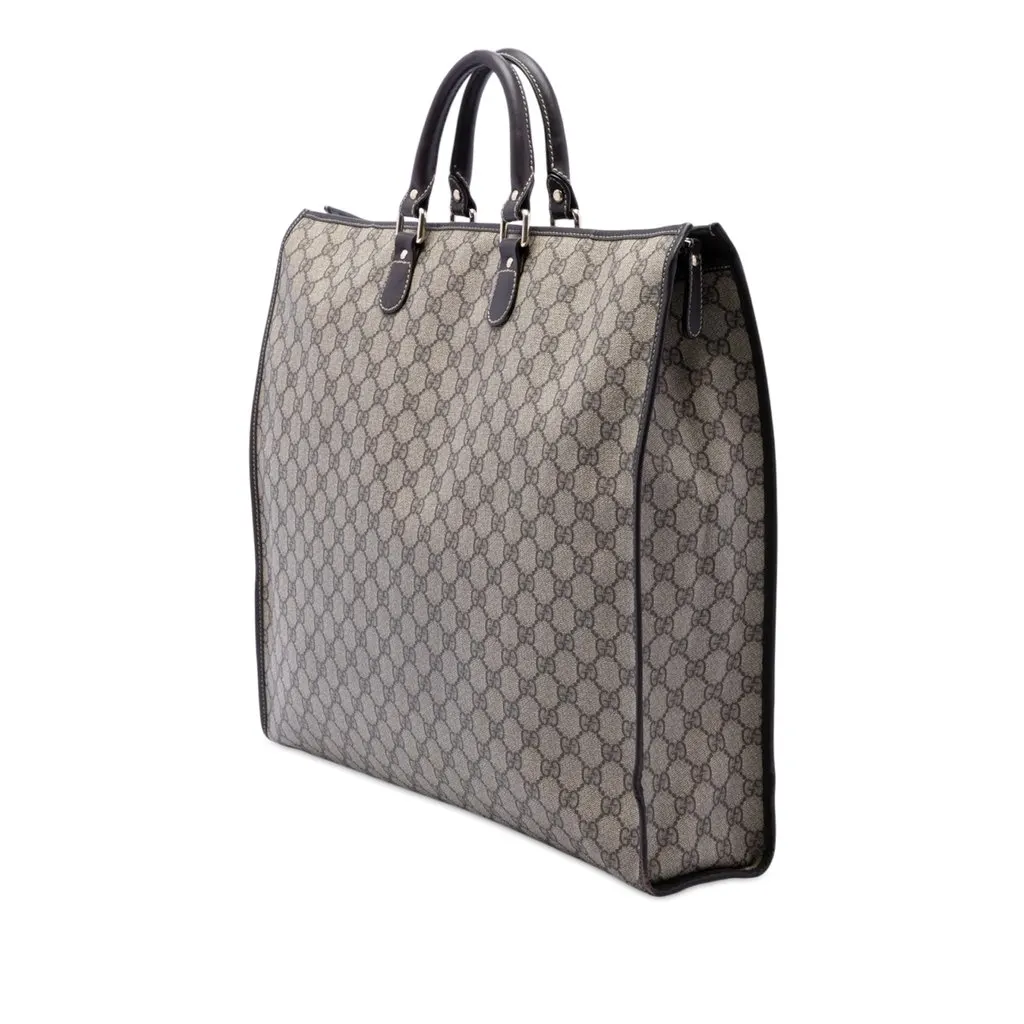 Gucci GG Supreme Tote Beige Very good - Back View