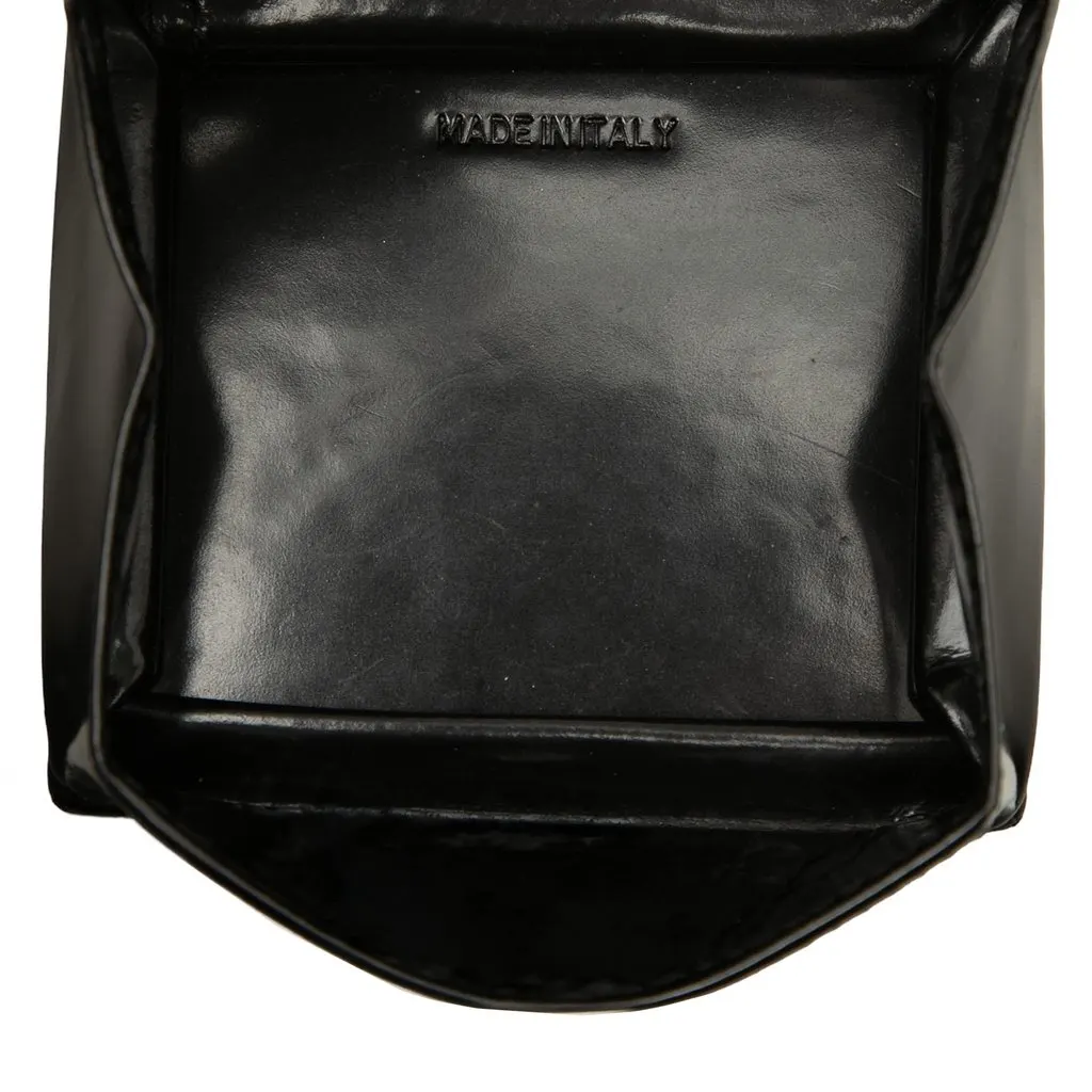 Prada Patent Coin Pouch Black Leather Very good - Model View
