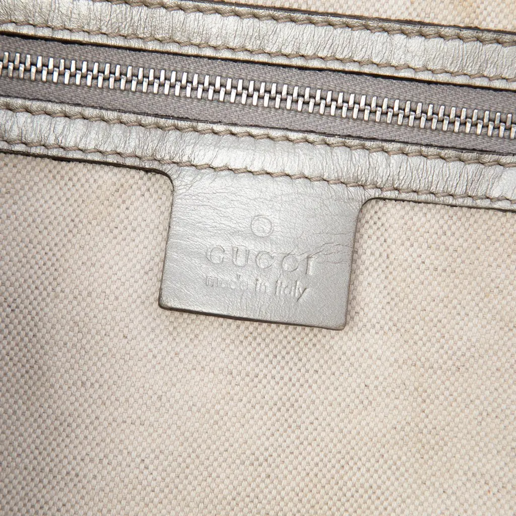 Gucci Medium GG Imprime Joy Tote Silver Very good - Box View