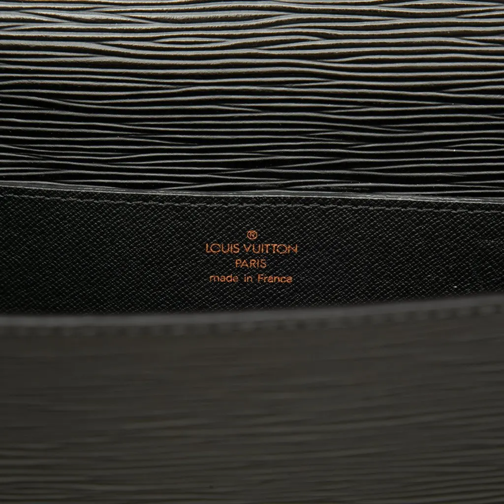 Louis Vuitton Epi Serviette Conseiller Black Leather Good - Box View
