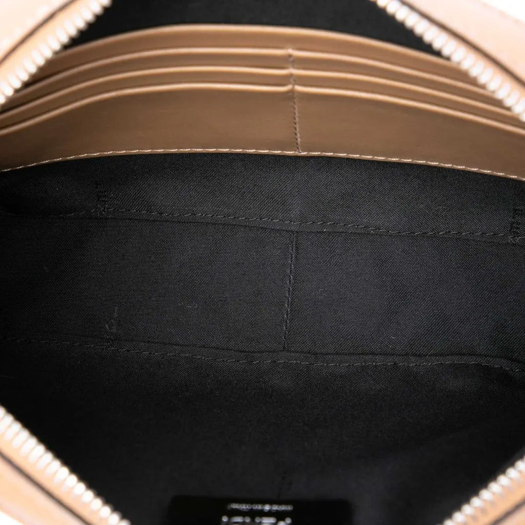 Fendi Zucca Coated Canvas Diagonal Camera Bag Brown Very good - Model View