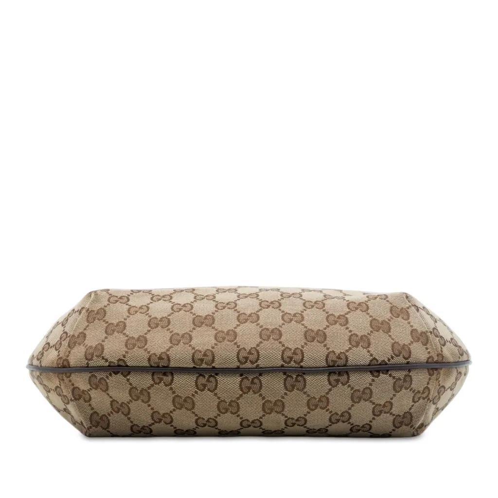 Gucci GG Canvas Crossbody Beige Canvas Good - Inside View