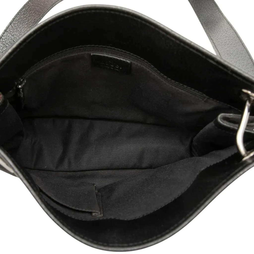 Gucci GG Canvas Eclipse Crossbody Black Good - Model View