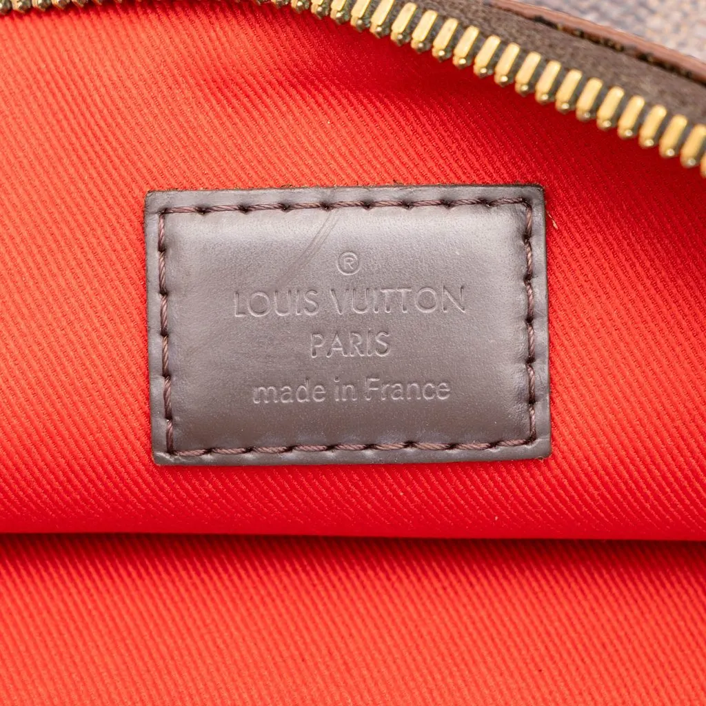 Louis Vuitton Damier Ebene South Bank Besace Brown Canvas Good - Box View