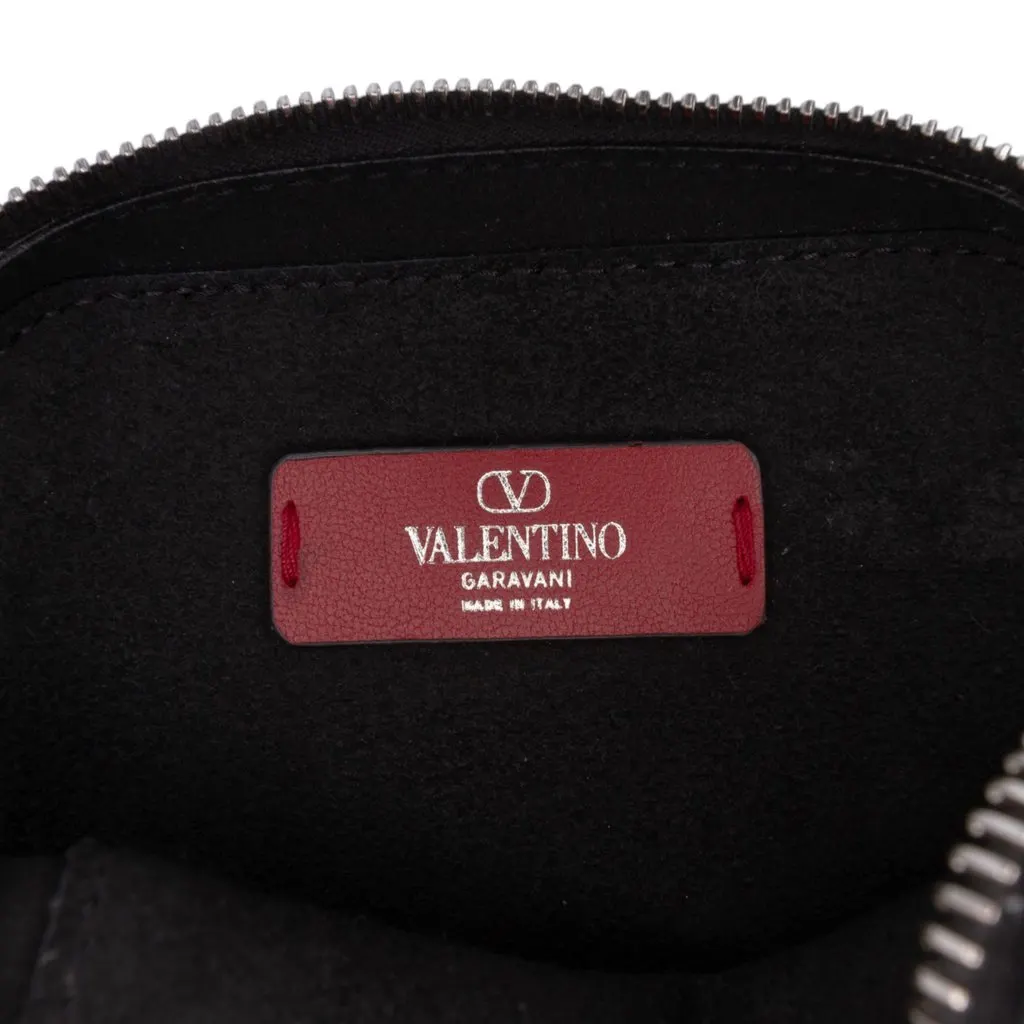 Valentino Small Leather VLTN Crossbody Black Leather Very good - Box View