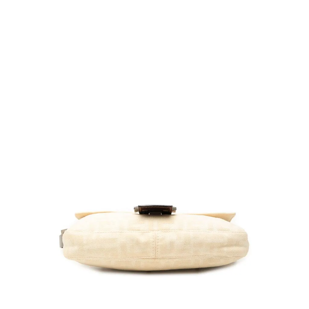 Fendi Zucca Canvas Baguette Beige Good - Inside View