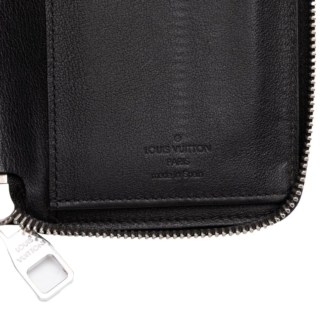 Louis Vuitton Taurillon Vertical Zippy Long Wallet Black Leather Good - Box View