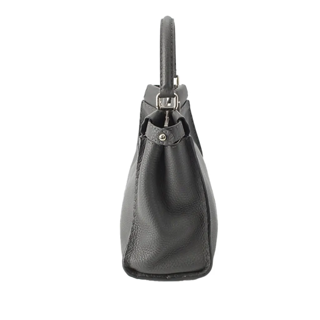 Fendi Medium Leather Selleria Peekaboo Iconic Satchel MultiColor Leather Very good - Model View
