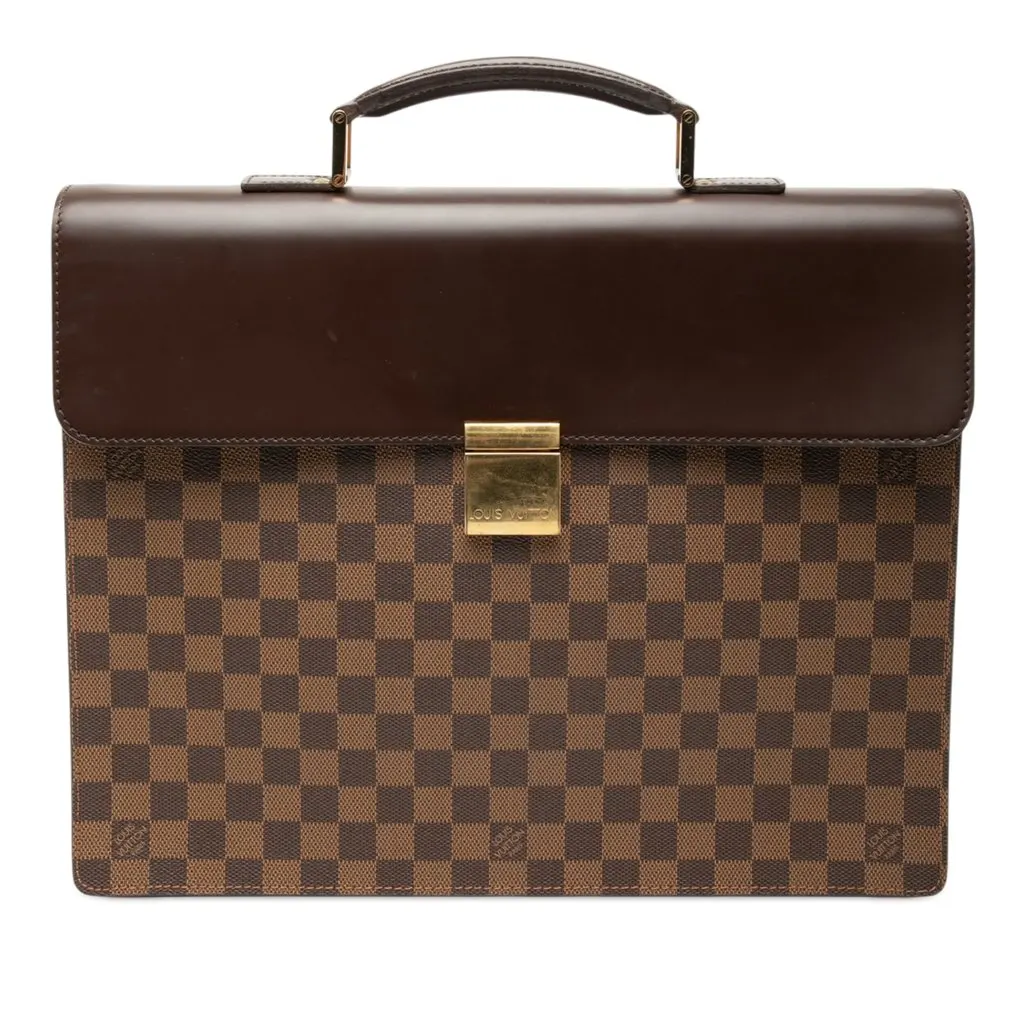 Louis Vuitton Damier Ebene Altona PM Brown Very good - Front View