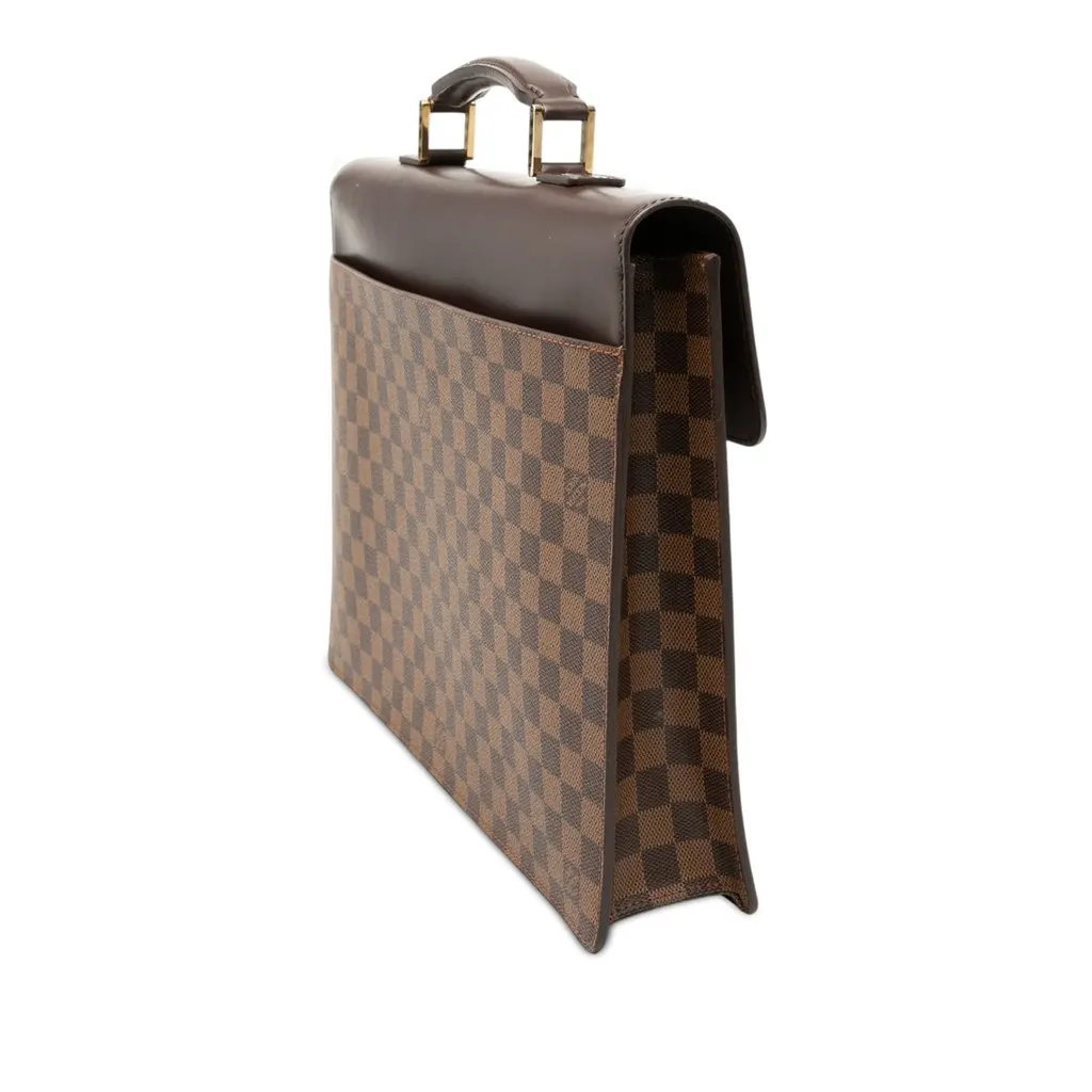 Louis Vuitton Damier Ebene Altona PM Brown Very good - Back View