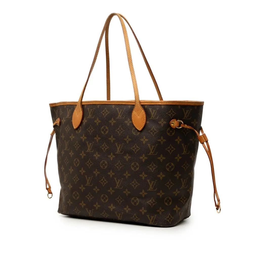 Louis Vuitton Monogram Neverfull MM Brown Very good - Back View