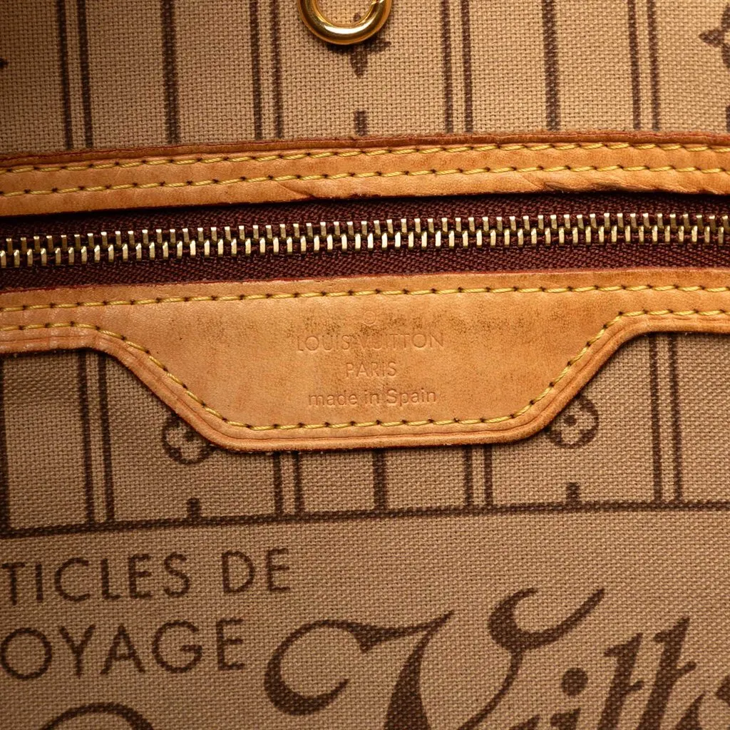 Louis Vuitton Monogram Neverfull MM Brown Very good - Box View