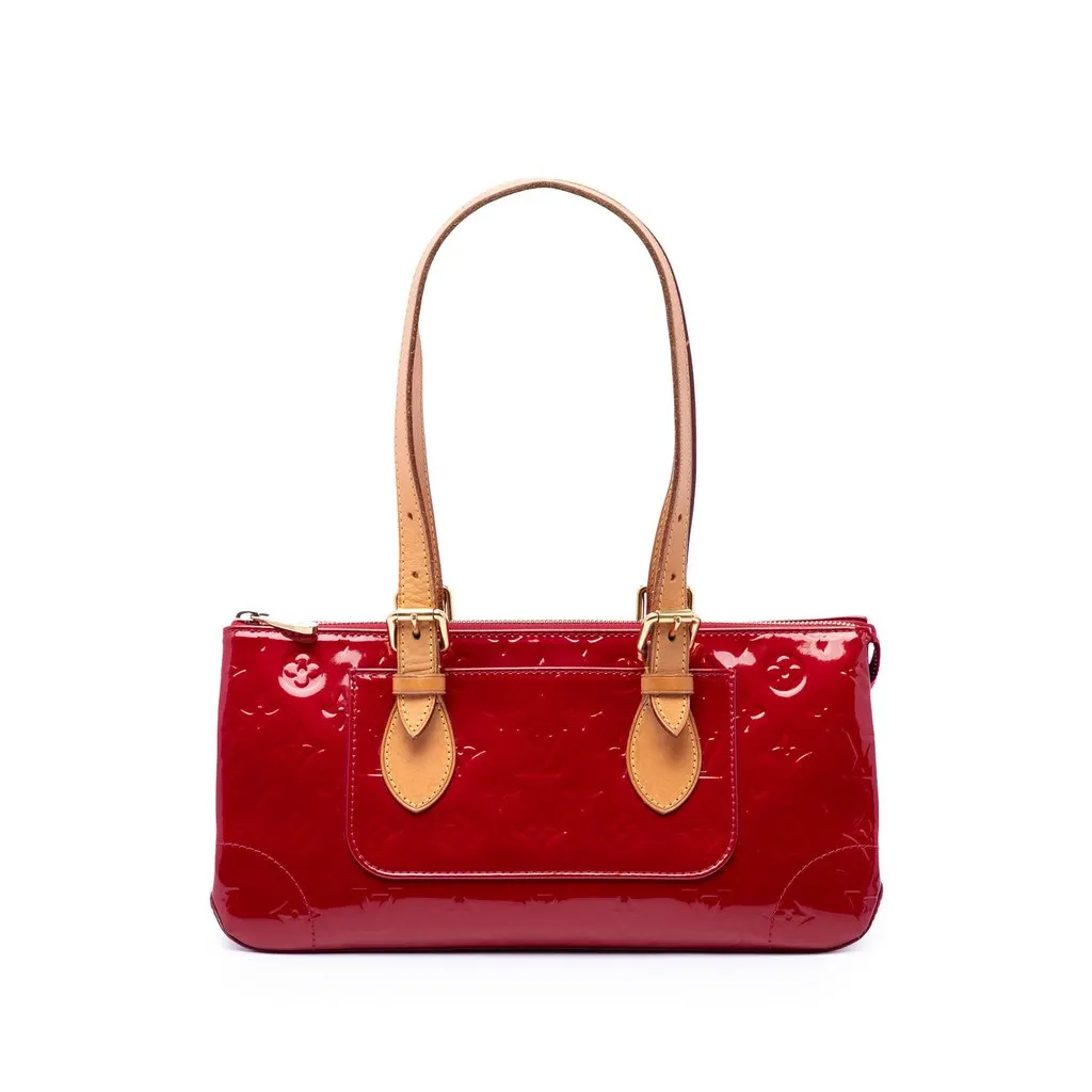 Louis Vuitton Monogram Vernis Rosewood Avenue Red Leather Very good - Front View