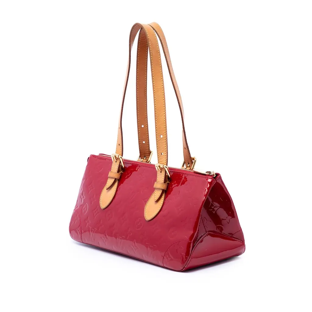 Louis Vuitton Monogram Vernis Rosewood Avenue Red Leather Very good - Back View
