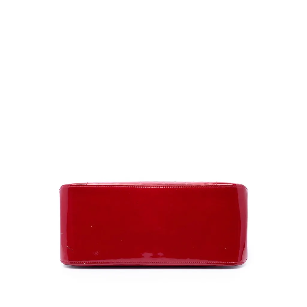 Louis Vuitton Monogram Vernis Rosewood Avenue Red Leather Very good - Inside View