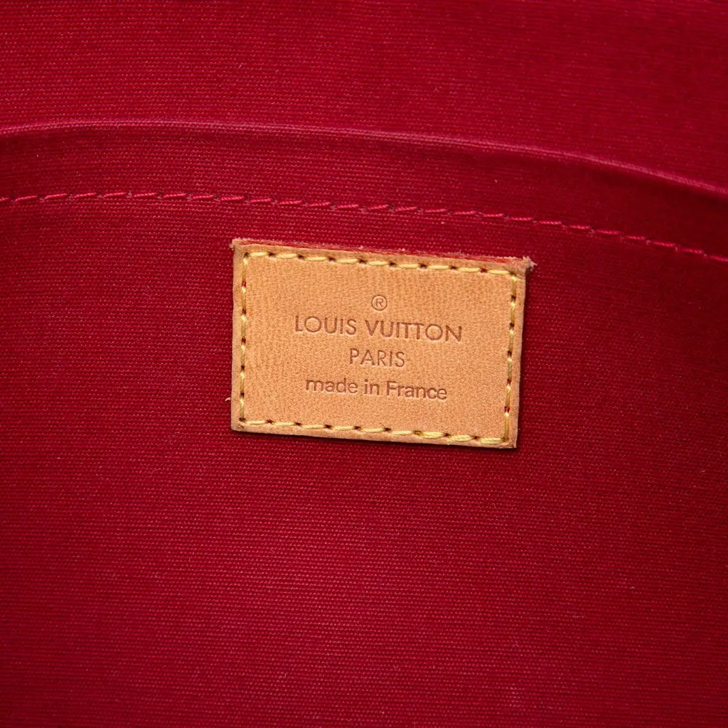 Louis Vuitton Monogram Vernis Rosewood Avenue Red Leather Very good - Box View