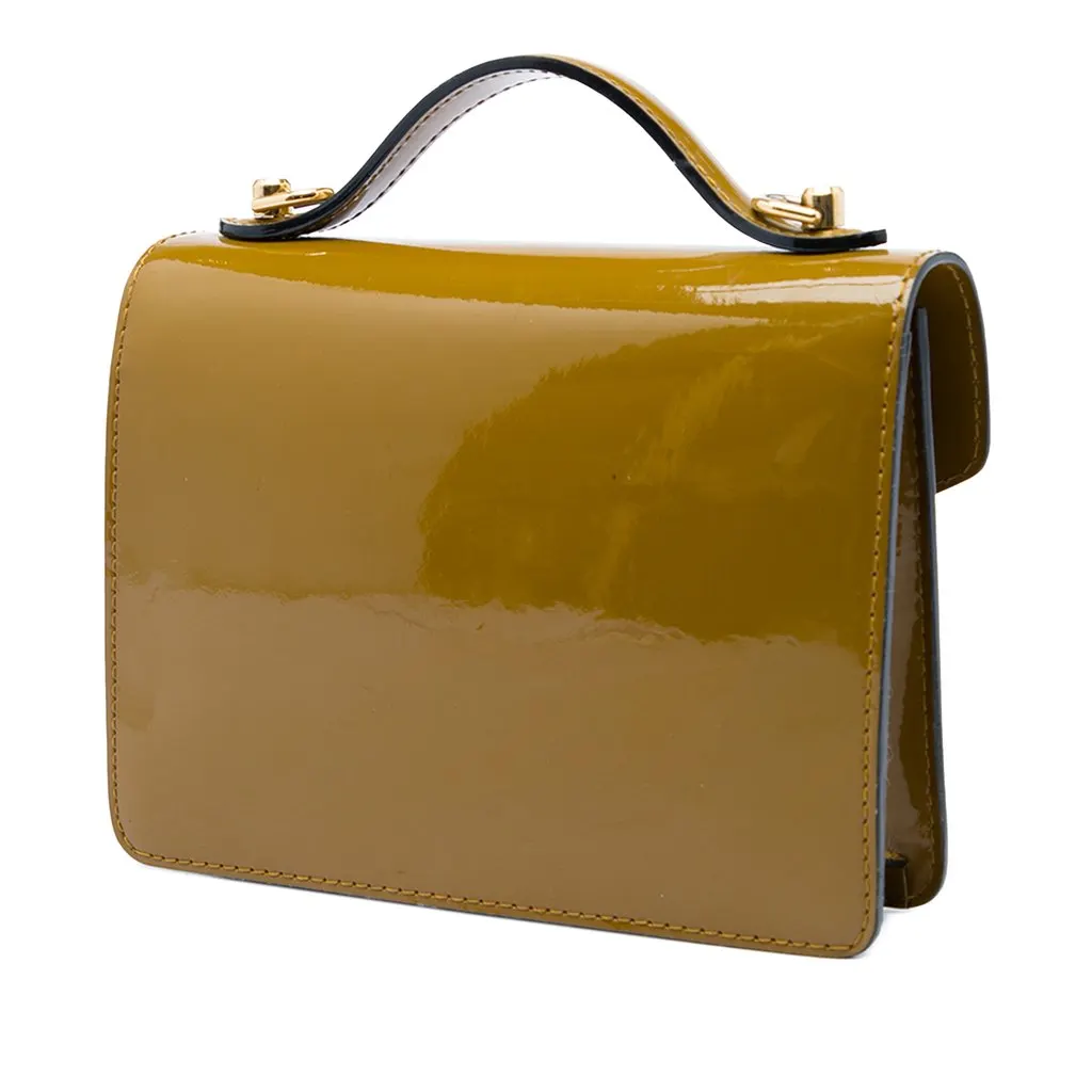 Louis Vuitton Vernis Monceau BB Brown Leather Very good - Back View