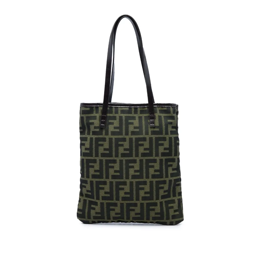Fendi Zucca Canvas Tote Brown Very good - Front View