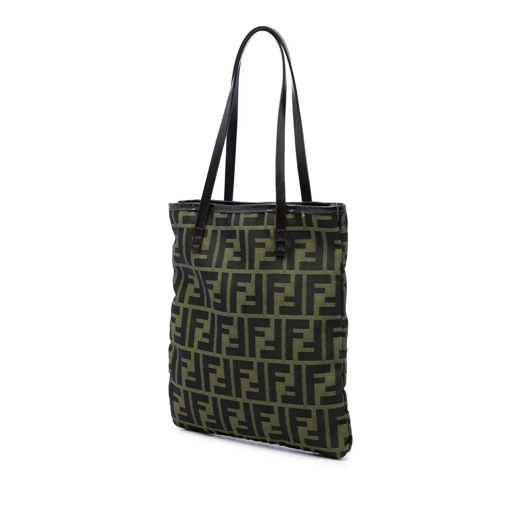Fendi Zucca Canvas Tote Brown Very good - Back View
