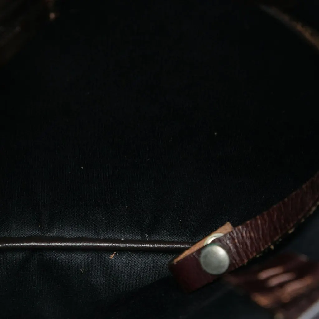 Fendi Zucca Canvas Tote Brown Very good - Model View