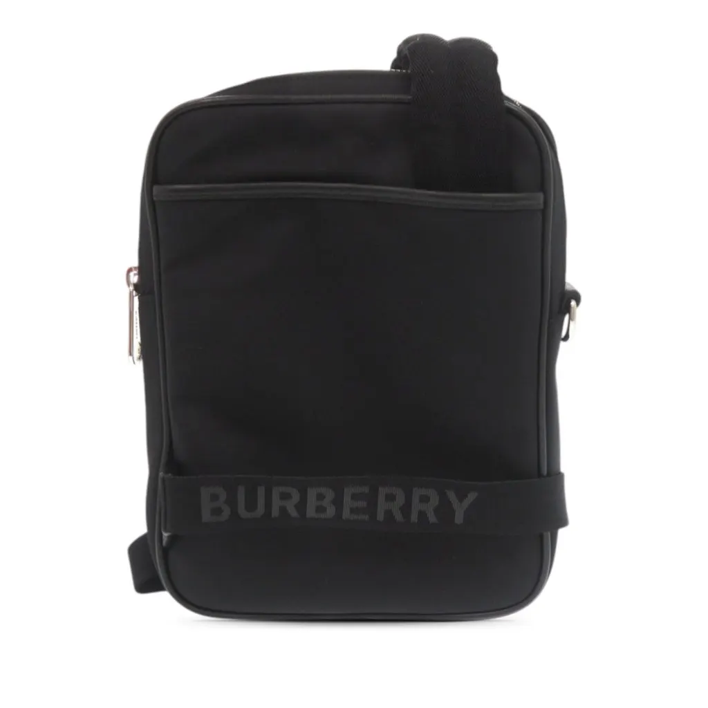 Burberry Nylon Logo Kieran Crossbody Black Very good - Back View