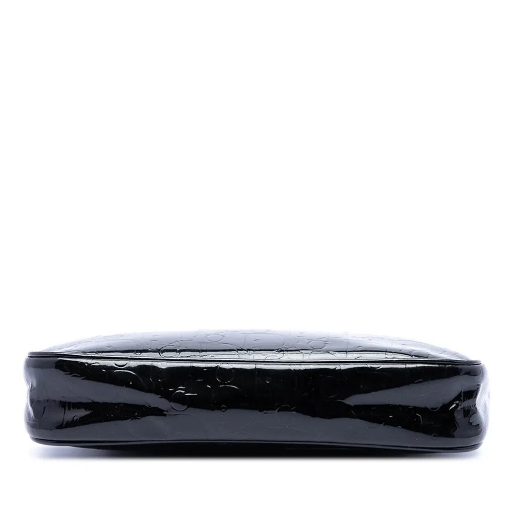 Dior Diorissimo Patent Shoulder Bag Black Leather Very good - Inside View