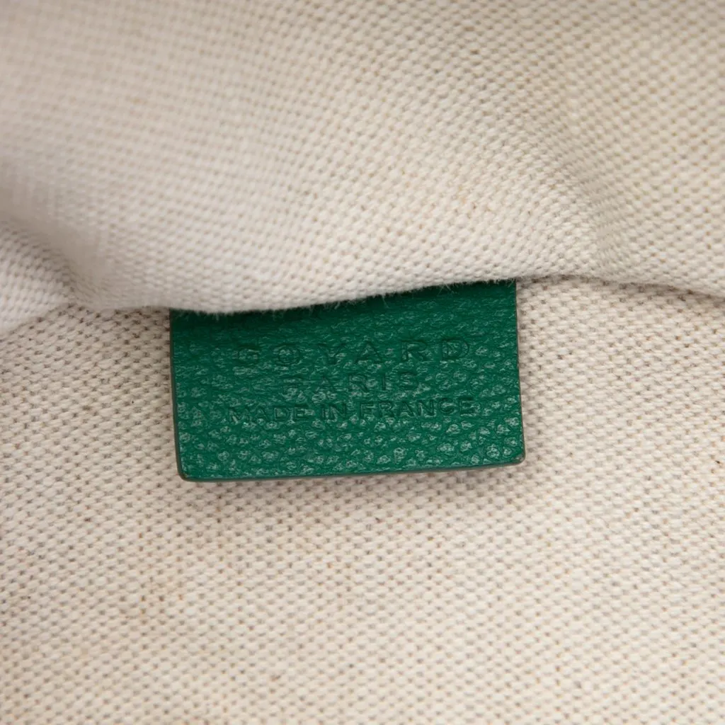 Goyard Goyardine Vilette MM Green Canvas Very good - Box View
