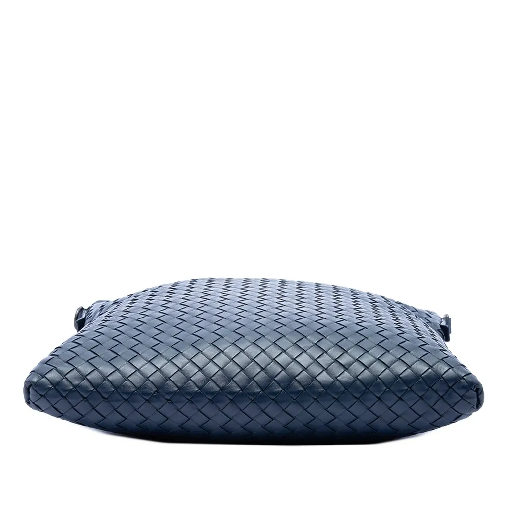Bottega Veneta Nappa Intrecciato VN Crossbody Blue Leather Very good - Inside View