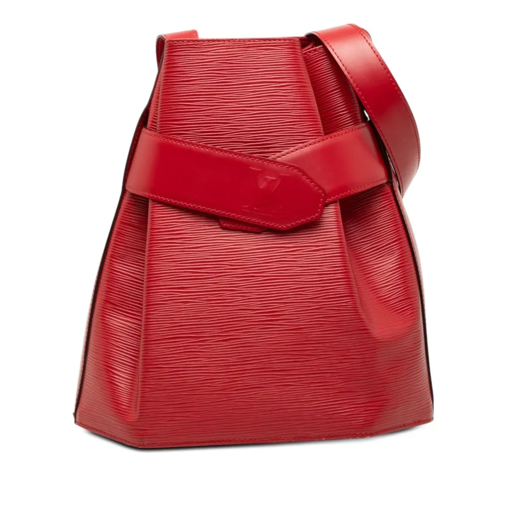 Louis Vuitton Epi Sac D Epaule PM Red Leather Very good - Front View