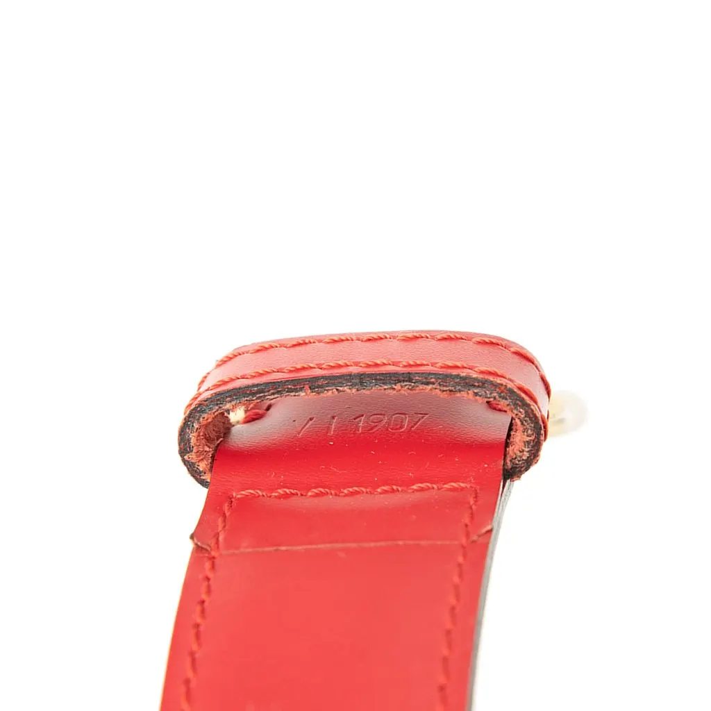 Louis Vuitton Epi Sac D Epaule PM Red Leather Very good - Box View