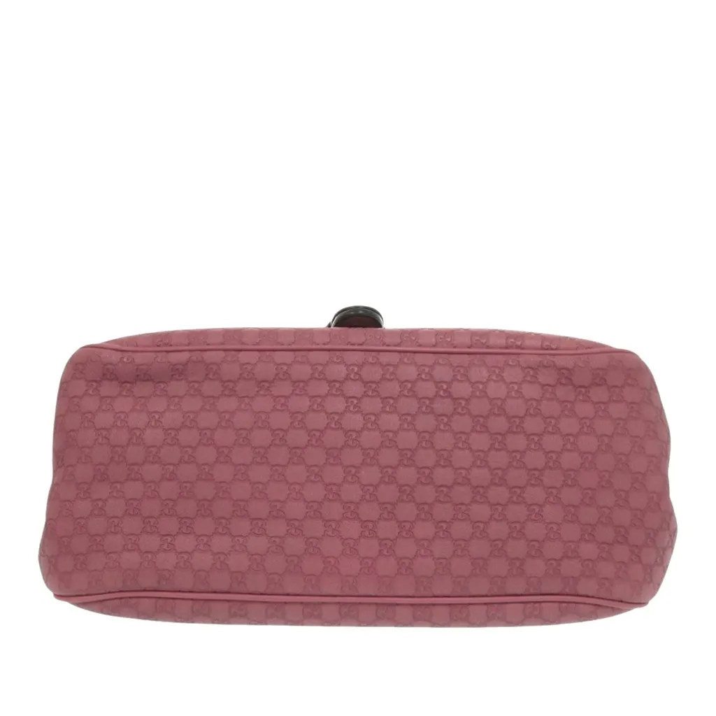 Gucci Microguccissima Sukey Crossbody Pink Leather Very good - Inside View