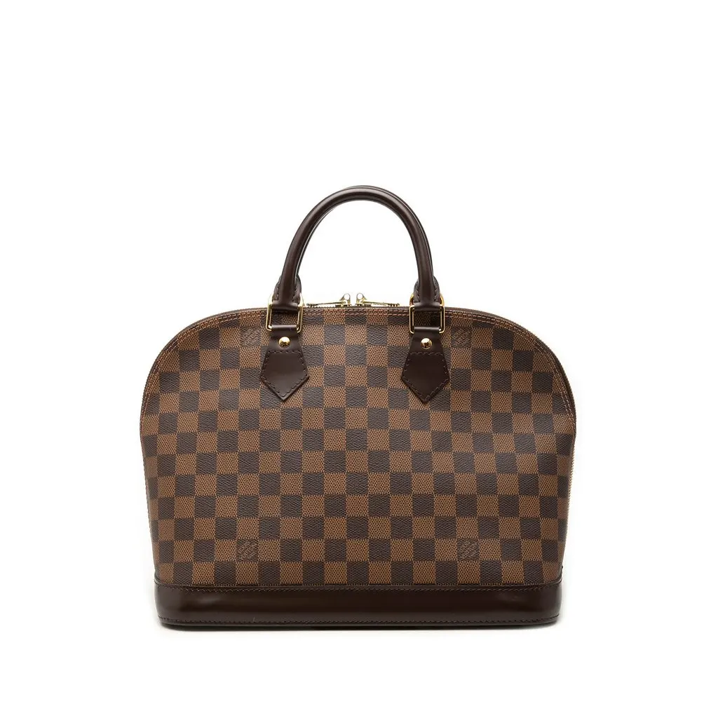 Louis Vuitton Damier Ebene Alma PM Brown Very good - Front View