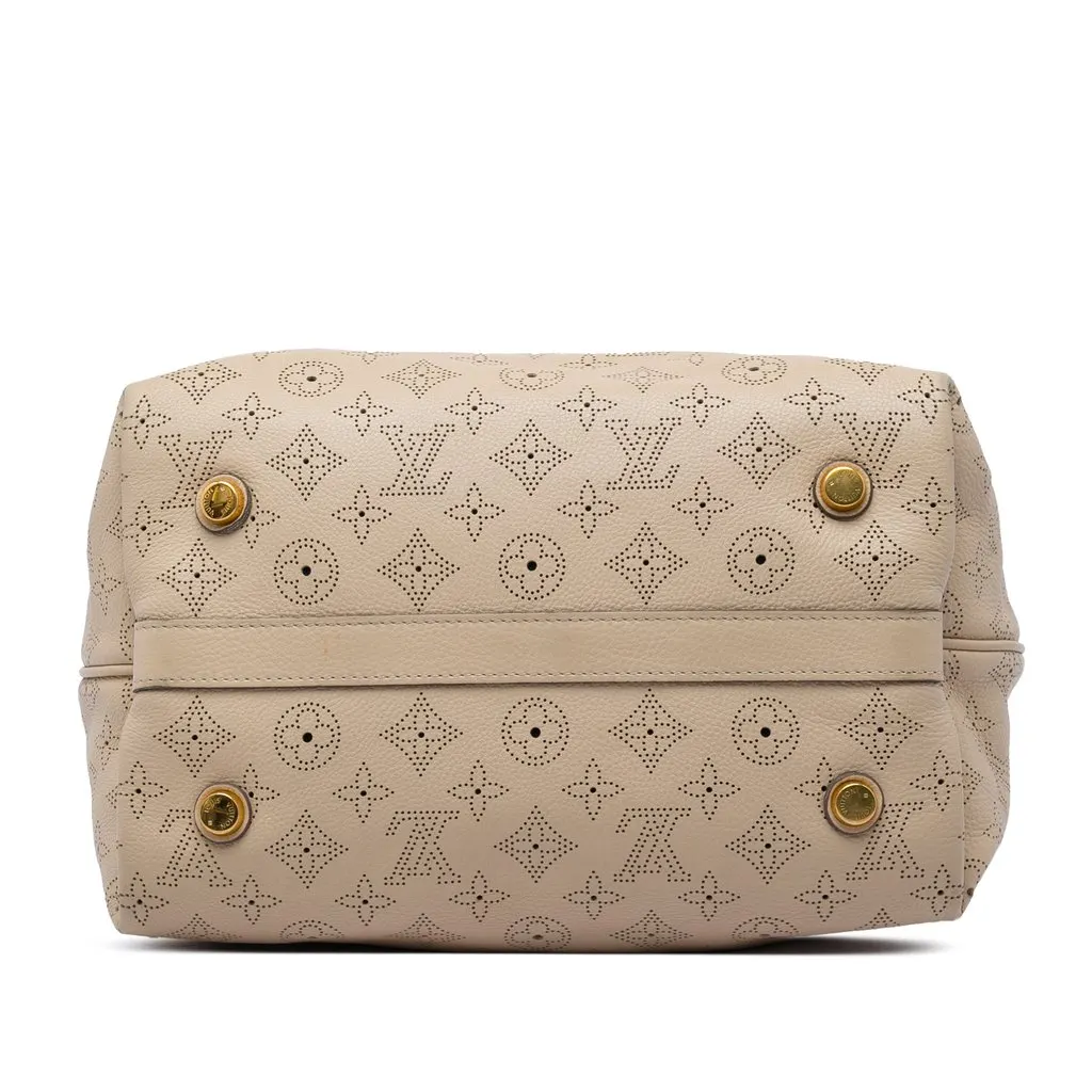 Louis Vuitton Monogram Mahina Cirrus PM Beige Leather Very good - Inside View