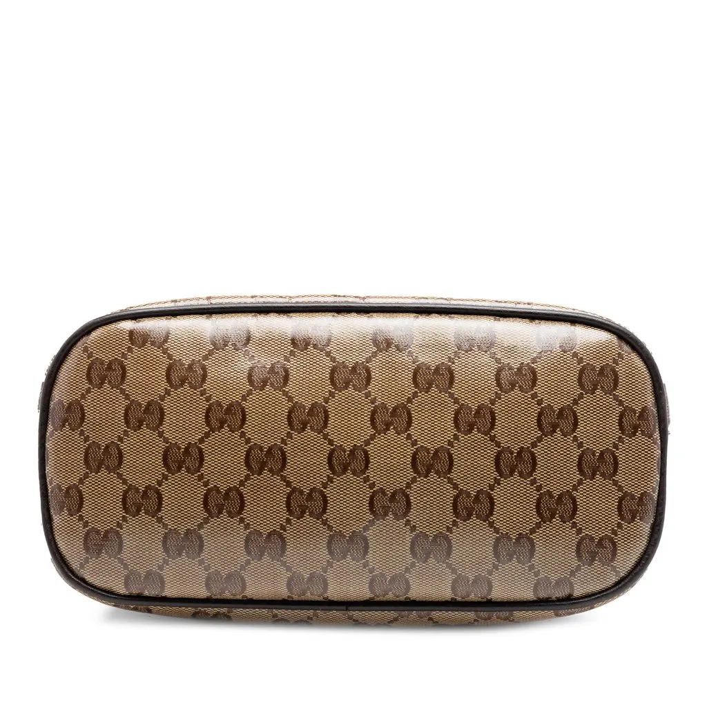 Gucci Mini GG Crystal Dome Satchel Beige Very good - Inside View