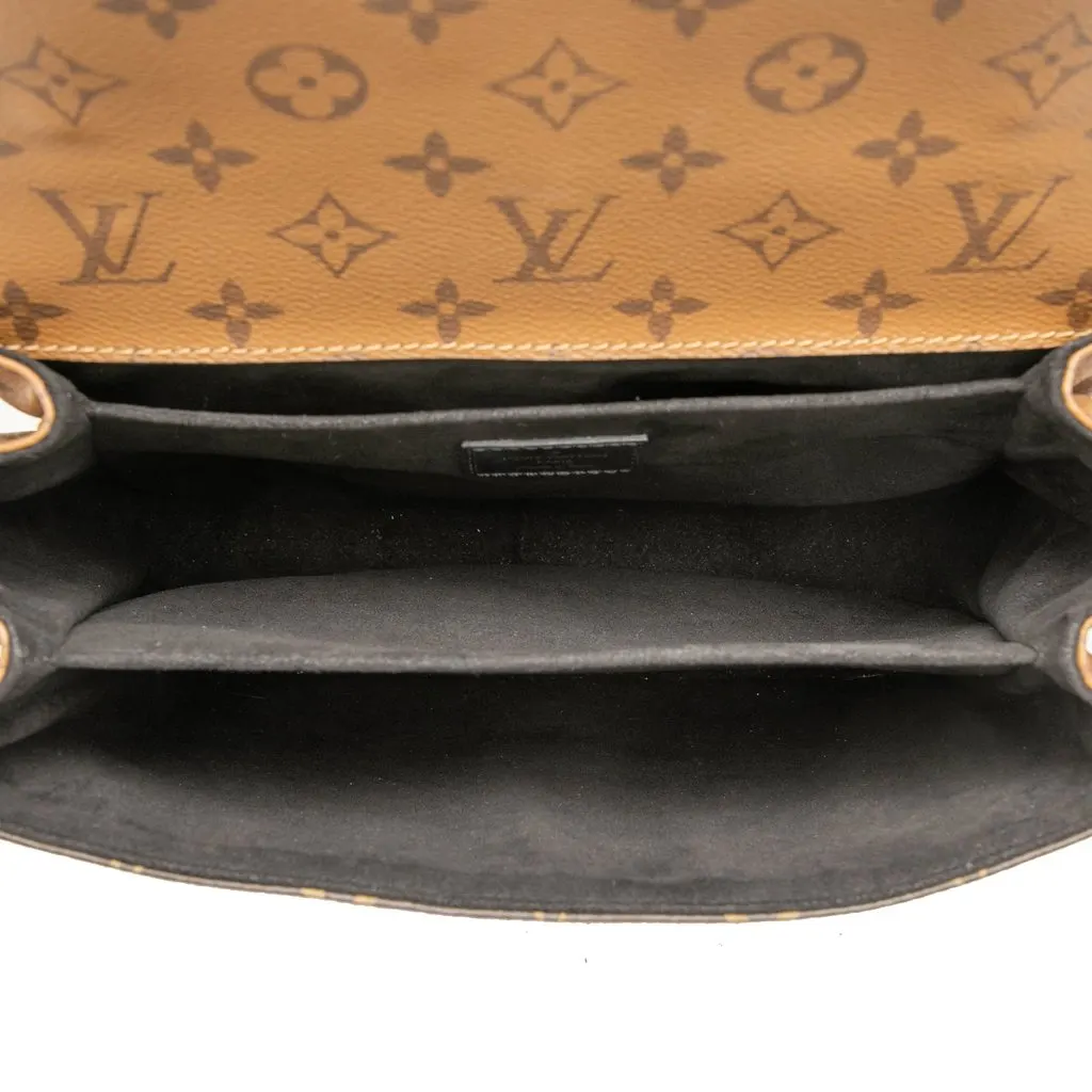 Louis Vuitton Monogram Reverse Pochette Metis Brown Canvas Good - Model View