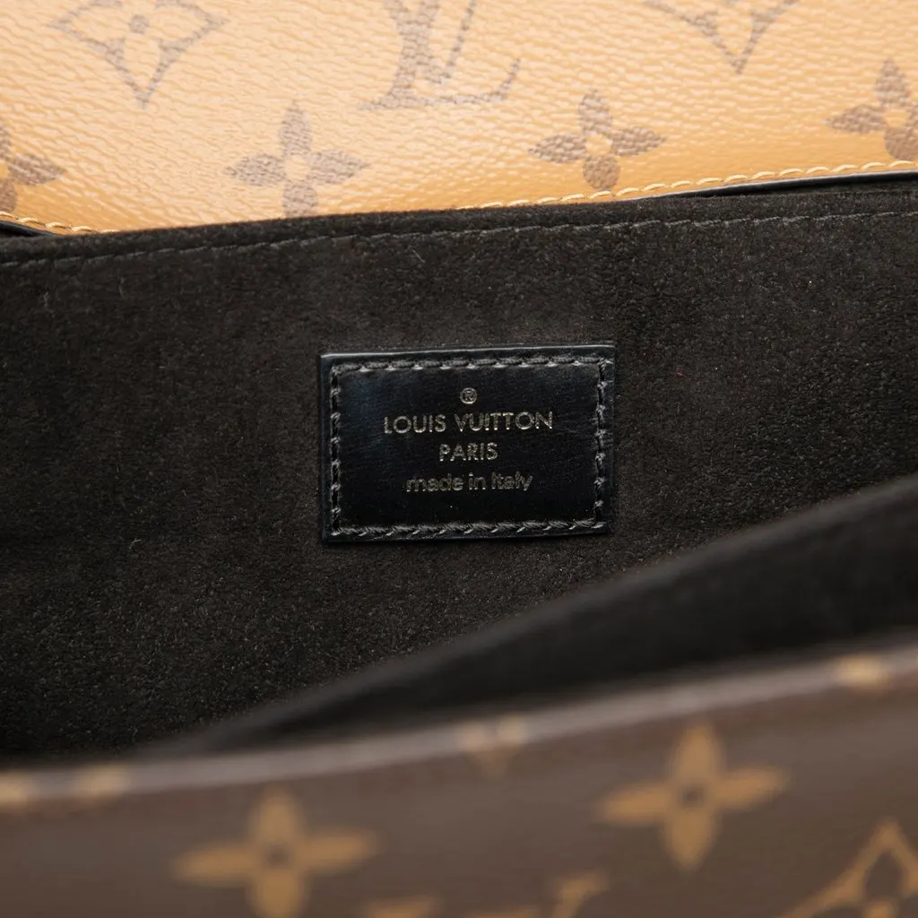Louis Vuitton Monogram Reverse Pochette Metis Brown Canvas Good - Box View