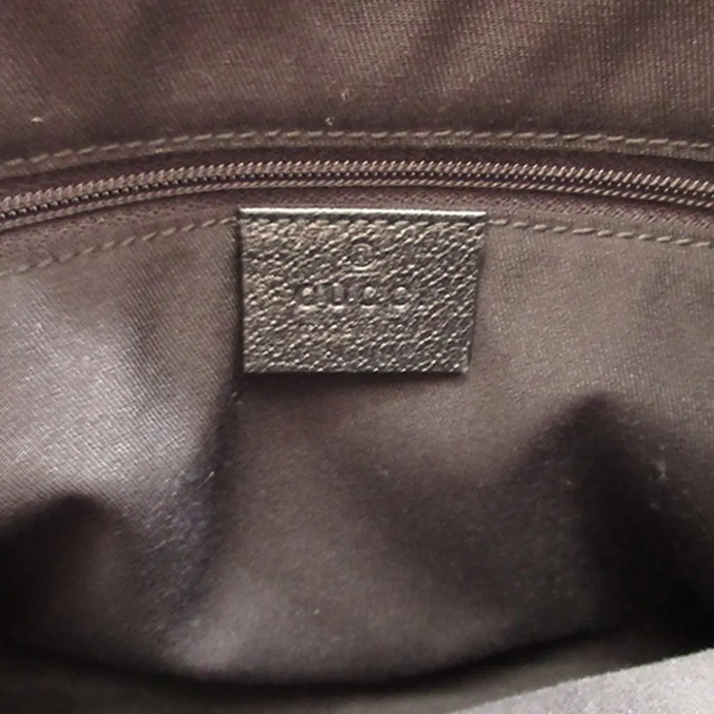 Gucci GG Canvas Abbey D Ring Shoulder Bag Black Very good - Box View