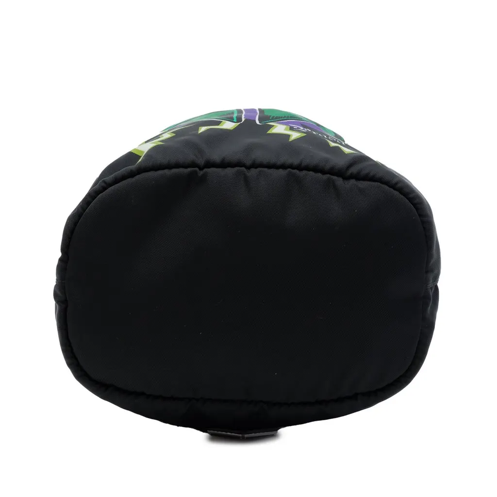 Prada Universal Studios Tessuto Frankenstein Heart Drawstring Pouch Black Polyamide Very good - Inside View