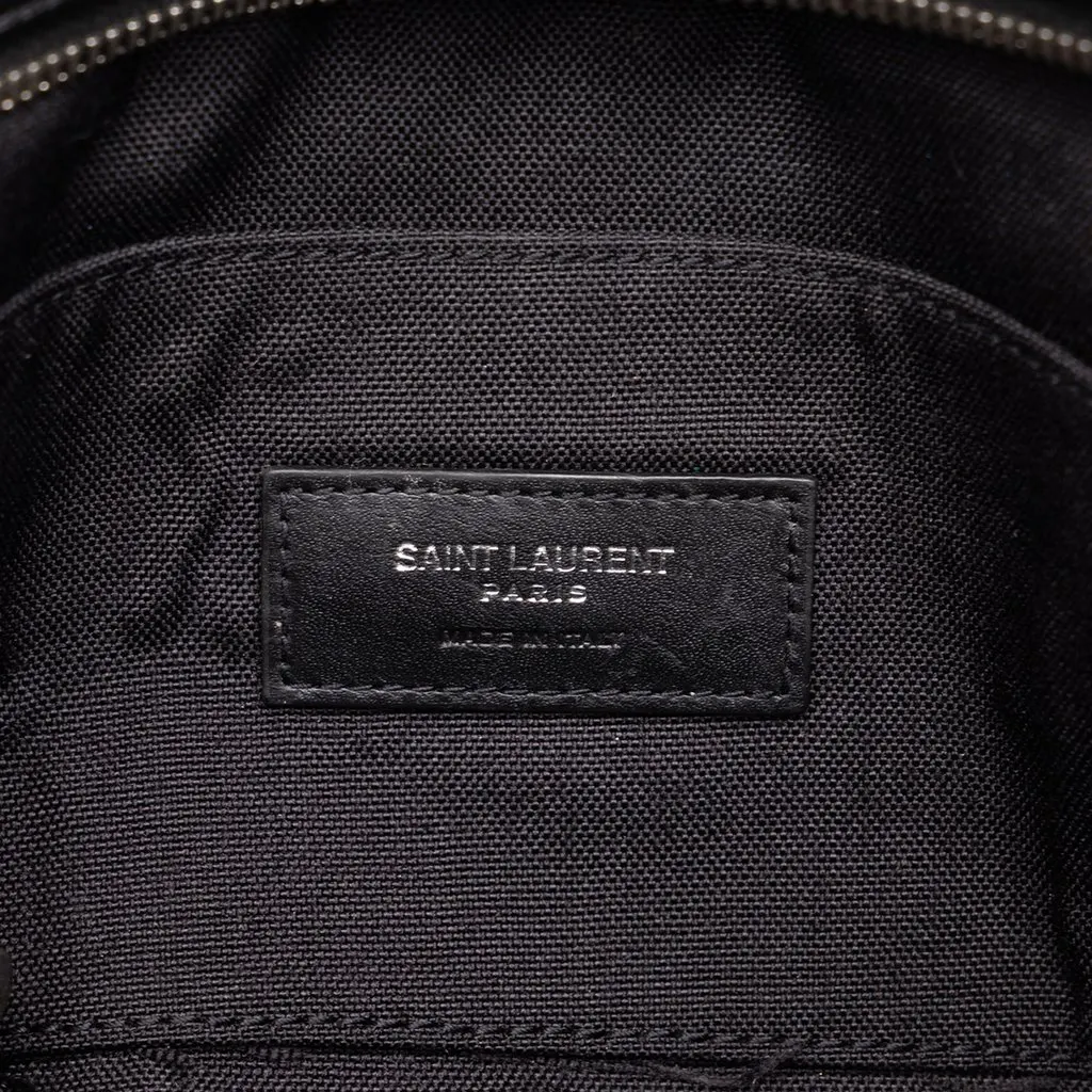 Saint Laurent Leather City Belt Bag Black Leather Good - Box View