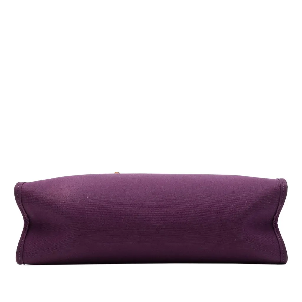 Hermès Toile Herbag Zip 31 Purple Canvas Very good - Inside View