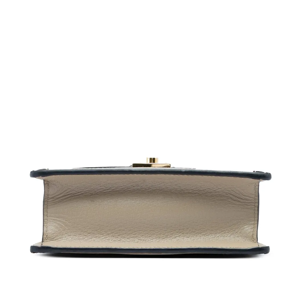 Gucci Small GG Supreme Web Ophidia Top Handle Bag Beige Canvas Very good - Inside View