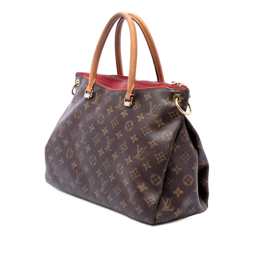 Louis Vuitton Monogram Pallas MM Brown Canvas Very good - Back View