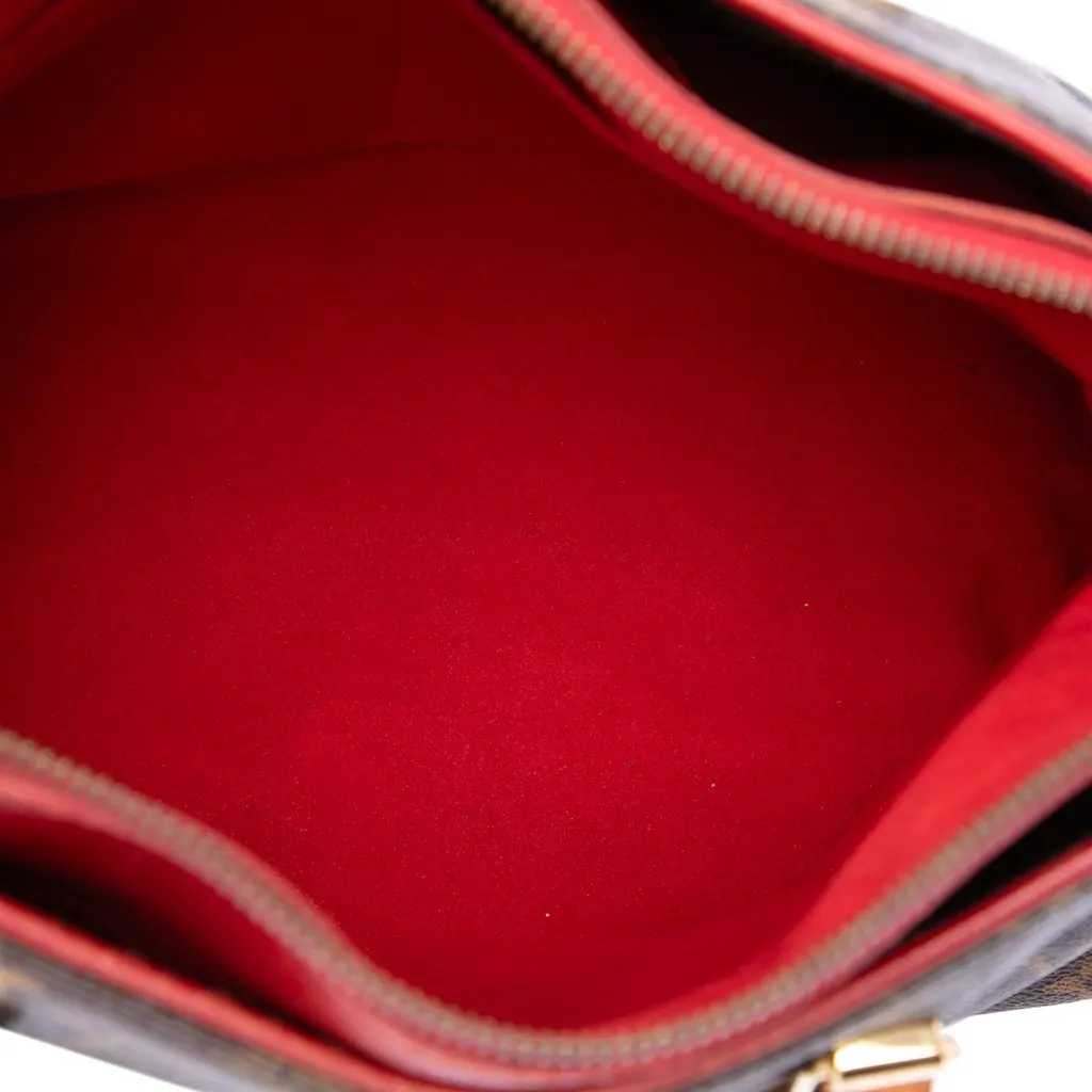 Louis Vuitton Monogram Pallas MM Brown Canvas Very good - Model View