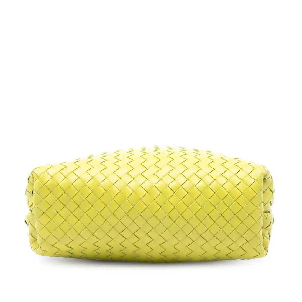Bottega Veneta Nappa Intrecciato Fold Crossbody Yellow Leather Very good - Inside View