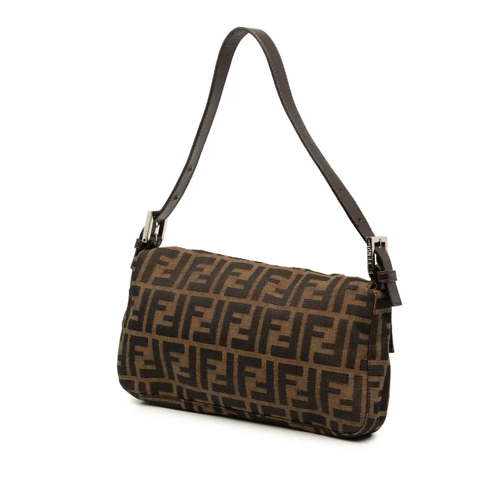 Fendi Zucca Canvas Baguette Brown Very good - Back View