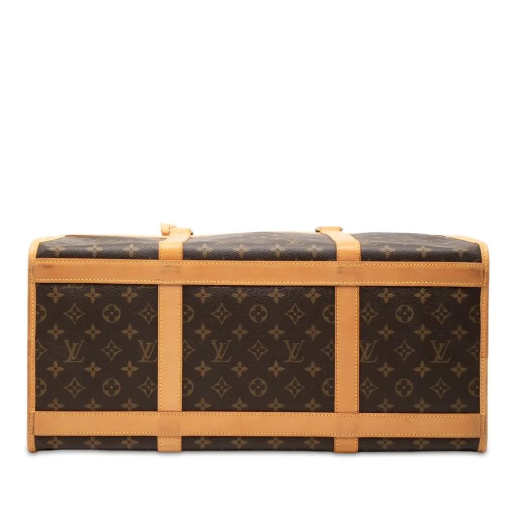 Louis Vuitton Monogram Sac Chien Pet Carrier 50 Brown Canvas Very good - Inside View